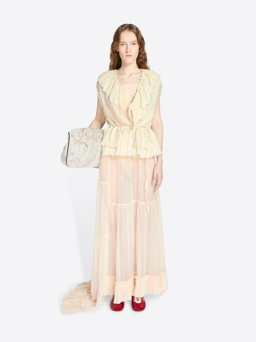 Muslin Ruffled Top
