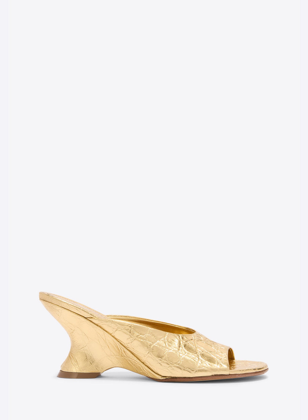 Open-Toe Leather Mules