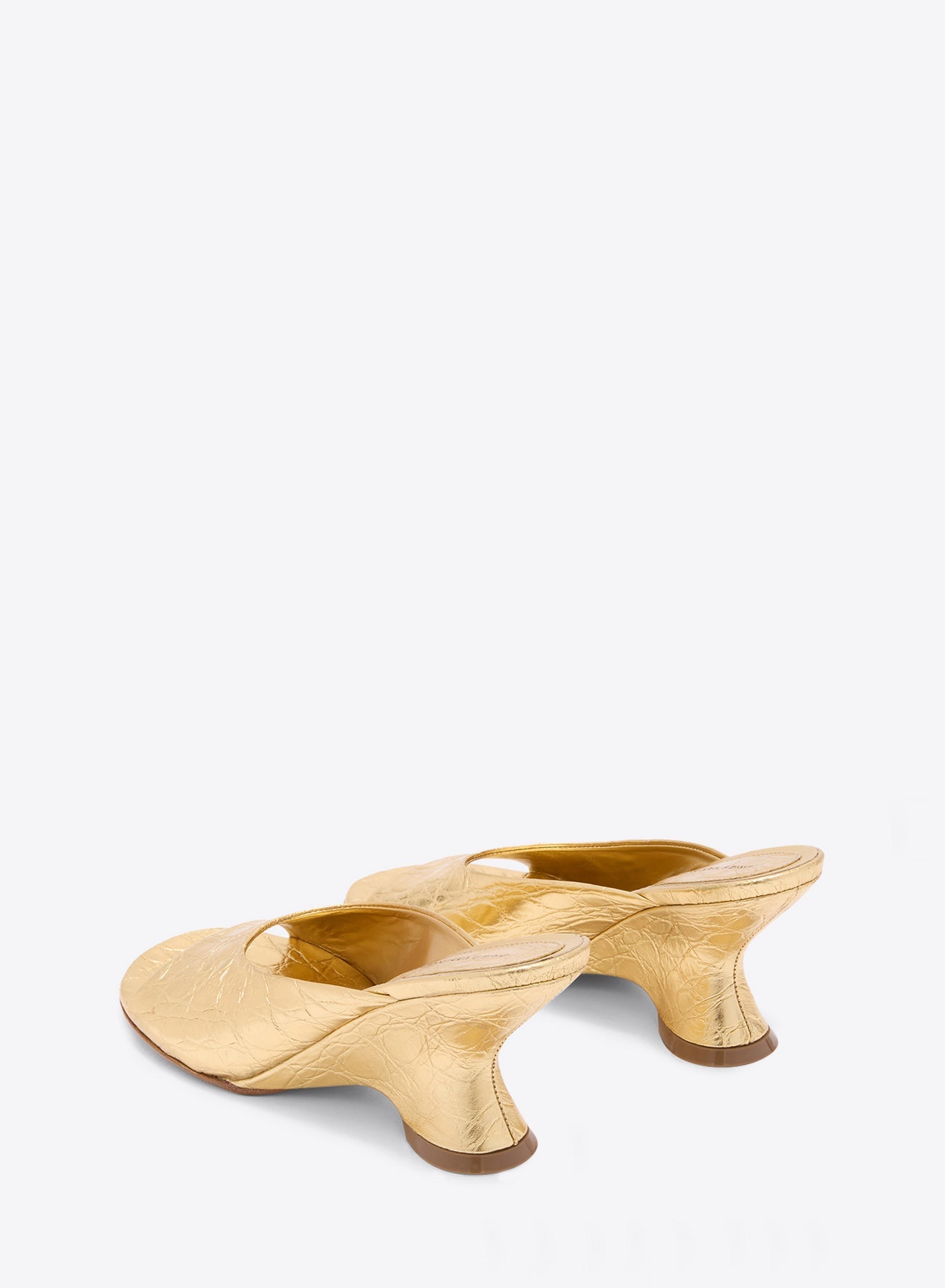 Open-Toe Leather Mules